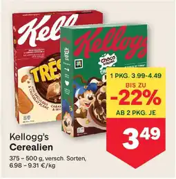 MPreis Kellogg's Cerealien Angebot
