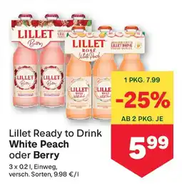 MPreis Lillet Ready to Drink White Peach oder Berry Angebot