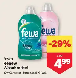 MPreis fewa Renew Waschmittel Angebot