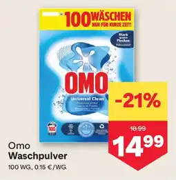 MPreis Omo Waschpulver Angebot