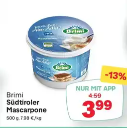 MPreis Brimi Südtiroler Mascarpone Angebot