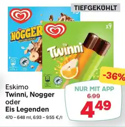 MPreis Eskimo Twinni, Nogger oder Eis Legenden Angebot