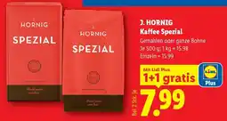 Lidl J. Hornig Kaffee Spezial Angebot