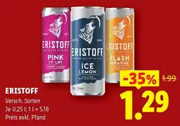Lidl Eristoff Angebot