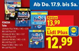 Lidl Finish Tabs Angebot