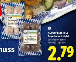 Lidl Alpenfeststyle Bayerische Knödel Angebot