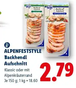 Lidl Alpenfeststyle Backhendl Aufschnitt Angebot