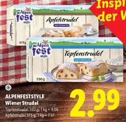 Lidl Alpenfeststyle Wiener Strudel Angebot