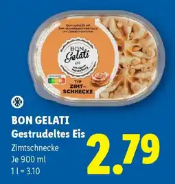 Lidl Bon Gelati Gestrudeltes Eis Angebot