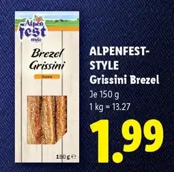 Lidl Alpenfest Style Grissini Brezel Angebot