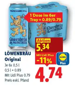 Lidl Löwenbräu Original Angebot