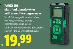 Lidl PARKSIDE Multifunktionsdetektor mit Laserentfernungsmesser Angebot