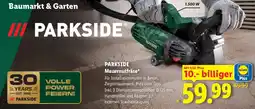 Lidl PARKSIDE Mauernutfräse Angebot
