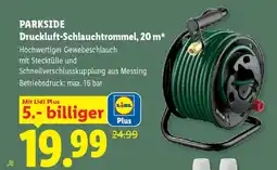 Lidl Parkside Druckluft-Schlauchtrommel, 20 m Angebot