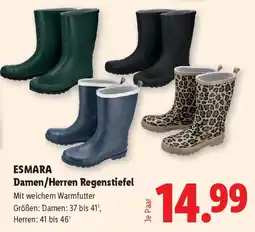 Lidl Esmara Damen/Herren Regenstiefel Angebot