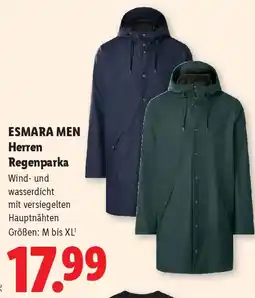 Lidl Esmara Men Herren Regenparka Angebot