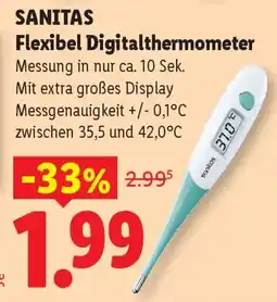 Lidl Sanitas Flexibel Digitalthermometer Angebot