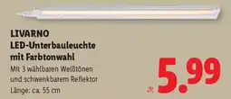 Lidl Livarno LED-Unterbauleuchte mit Farbtonwahl Angebot