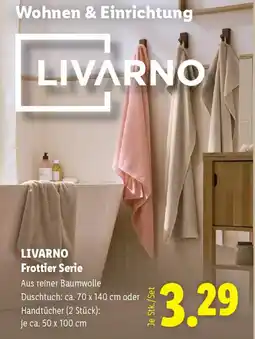 Lidl LIVARNO Frottier Serie Angebot