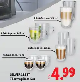 Lidl SILVERCREST Thermogläser-Set Angebot