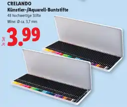 Lidl Crelando Künstler-/Aquarell-Buntstifte Angebot