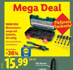 Lidl Parkside Nietmuttern-zange mit Zubehör, 151-teilig Angebot