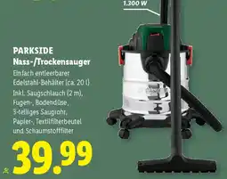 Lidl Parkside Nass-/Trockensauger Angebot