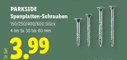 Lidl Parkside Spanplatten-Schrauben Angebot