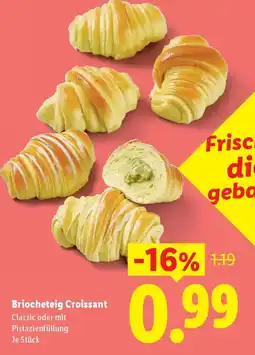 Lidl Briocheteig Croissant Angebot