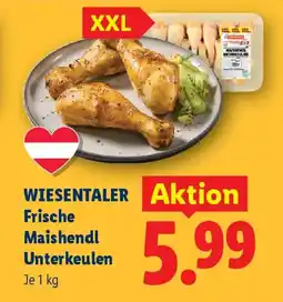 Lidl Wiesentaler Frische Maishendl Unterkeulen Angebot
