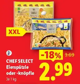 Lidl Chef Select Eierspätzle oder -knöpfle Angebot