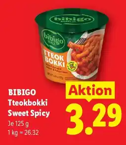 Lidl Bibigo Tteokbokki Sweet Spicy Angebot