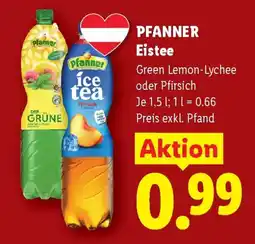Lidl Pfanner Eistee Angebot