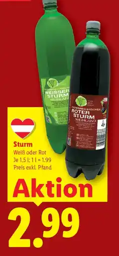 Lidl Sturm Weiß oder Rot Angebot