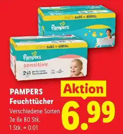 Lidl Pampers Feuchttücher Angebot