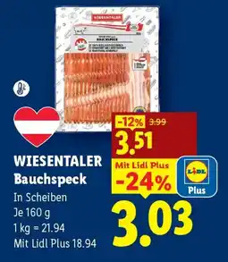 Lidl Wiesentaler Bauchspeck Angebot