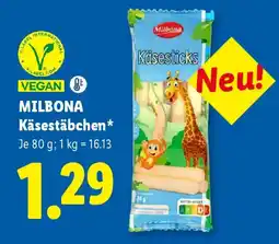 Lidl Milbona Käsestäbchen Angebot