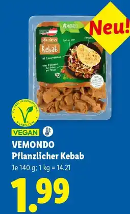 Lidl Vemondo Pflanzlicher Kebab Angebot
