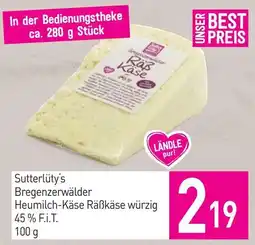 Sutterlüty Sutterlüty's Bregenzerwälder Heumilch-Käse Räbkäse würzig Angebot
