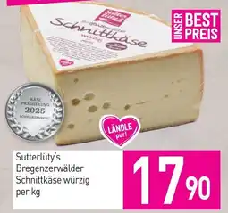 Sutterlüty Sutterlüty's Bregenzerwälder Schnittkäse würzig Angebot