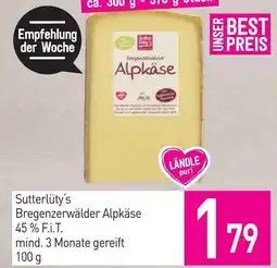 Sutterlüty Sutterlüty's Bregenzerwälder Alpkäse Angebot