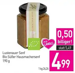 Sutterlüty Lustenauer Senf Bio Süßer Hausmachersenf Angebot
