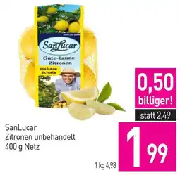 Sutterlüty SanLucar Zitronen unbehandelt Angebot