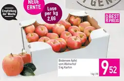 Sutterlüty Bodensee Äpfel vom Weihерhof Angebot