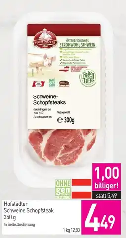 Sutterlüty Hofstädter Schweine Schopfsteak Angebot