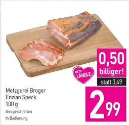 Sutterlüty Metzgerei Broger Enzian Speck Angebot