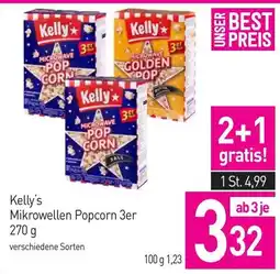 Sutterlüty Kelly's Mikrowellen Popcorn Angebot