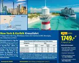 Lidl Reisen New York & Karibik Kreuzfahrt Angebot