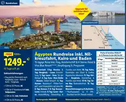 Lidl Reisen Ägypten Rundreise inkl. Nilkreuzfahrt, Kairo und Baden Angebot