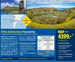 Lidl Reisen Chile & Osterinsel Rundreise Angebot